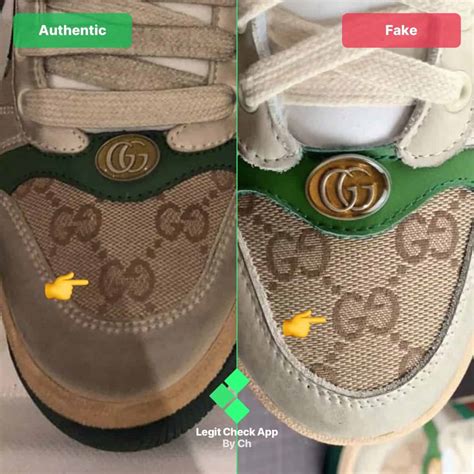 tenis gucci fake vs original|are gucci shoes legit.